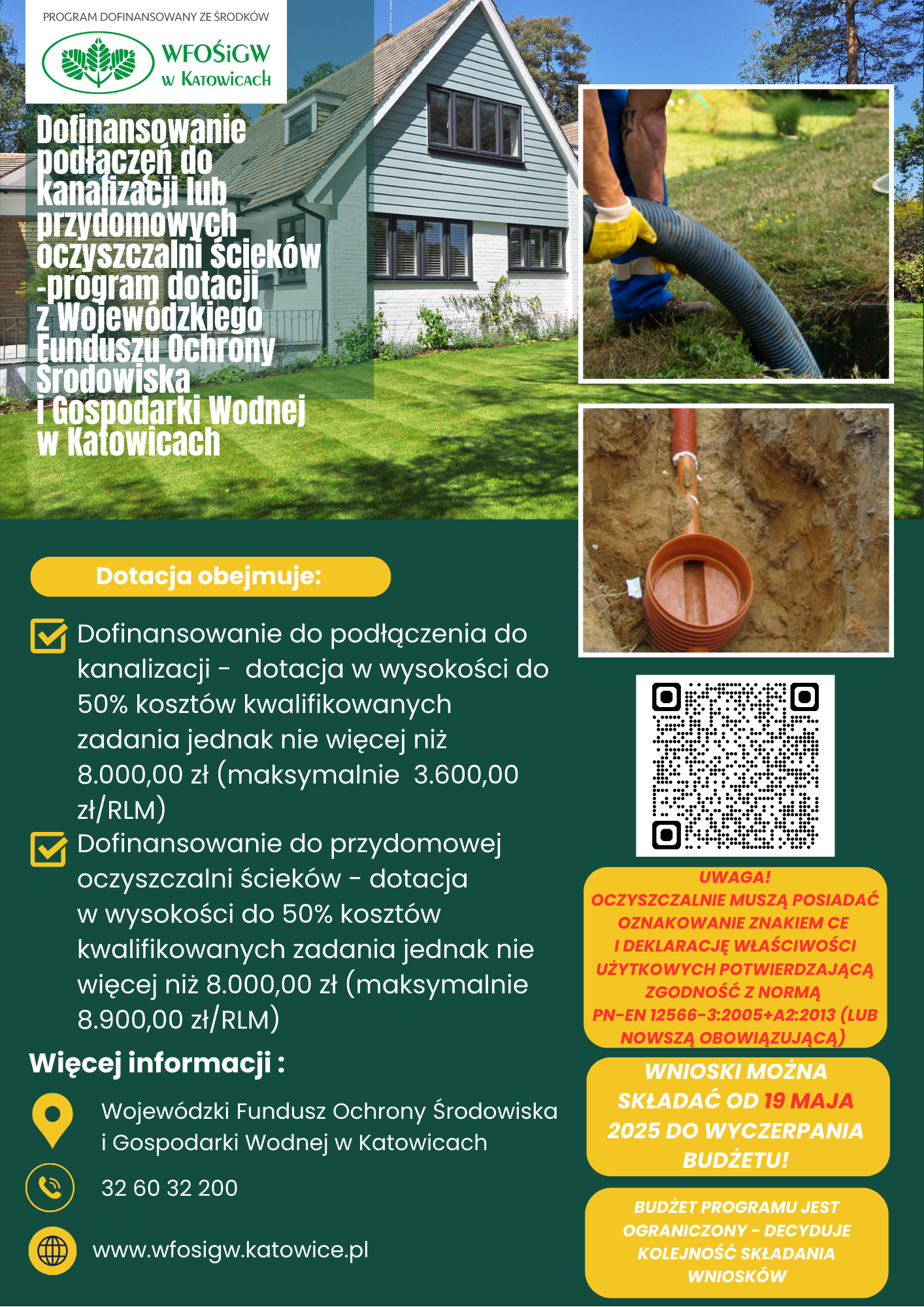 Plakat dot. dofinansowania