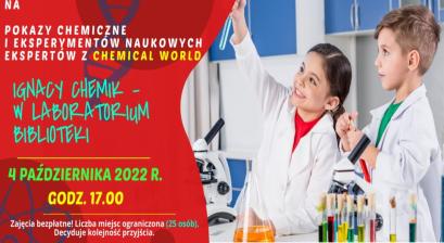 Plakat - Pokazy chemiczne i eksperymenty - Lubiteka