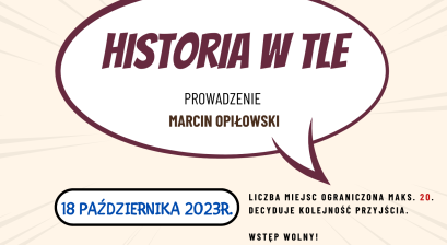 HISTORIA W TLE - WARSZTATY KOMIKSU 