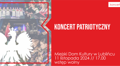 Grafika informująca o Koncercie Patriotycznym 