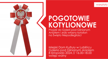 Grafika zapowiadająca wydarzenie ,,Pogotowie Kotylionowe''