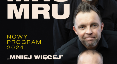 Plakat występu Kabaretu Ani Mru Mru