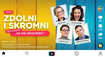 Kabaret Zdolni i Skromni w programie ,,Da się zrozumieć” - grafika 