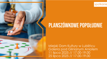 Grafika zapowiadająca Planszówkowe Popołudnie