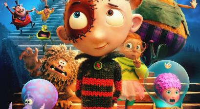 plakat filmowy z postaciami animacji