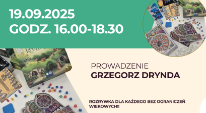 PIĄTKOWE SPOTKANIA Z PLANSZÓWKAMI