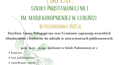plakat informacyjny teść w opisie wydarzenia