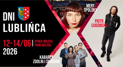 Grafika zapowiadająca Dni Lublińca 2026