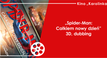 Grafika zapowiadająca film ,,Spider-Man: Całkiem nowy dzień''