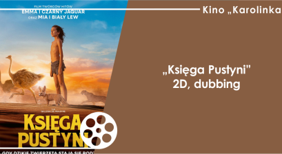 Grafika zapowiadająca animację ,,Księga pustyni'' 