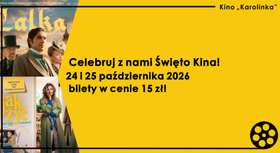 Grafika zapowiadająca Święto Kina 