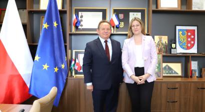 Wizyta Konsul Generalnej USA Erin Nickerson w Lublińcu