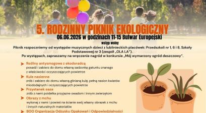 Grafika z informacją o pikniku 