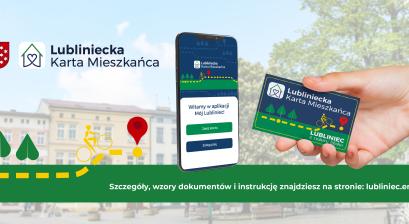 Aplikacja Mój Lubliniec oraz karta plastikowa 