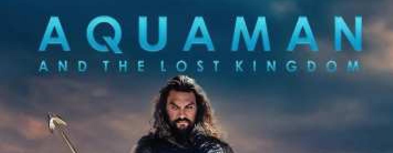 plakat filmowy z głównym bohaterem filmu Aquaman