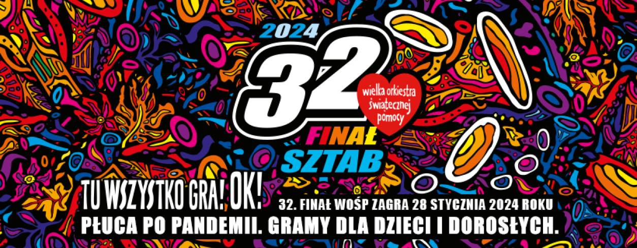 Grafika z logiem 32 Finału Wośp 