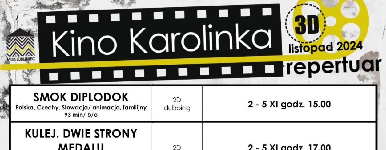 repertuar kina karolinki całość do sprawdzenia na stronie kina Karolinka link w opisie