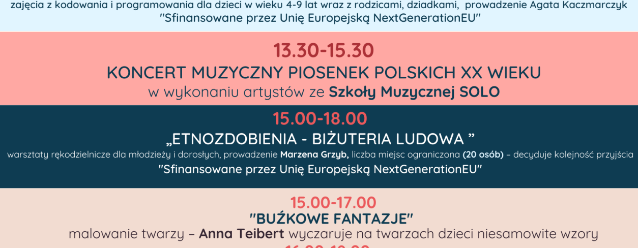 plakat infotmacyjny treść w opisie wydarzenia 