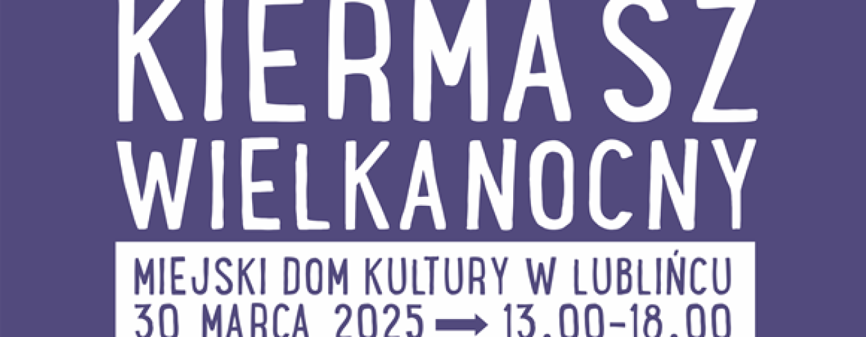 Plakat Kiermaszu Wielkanocnego 2025