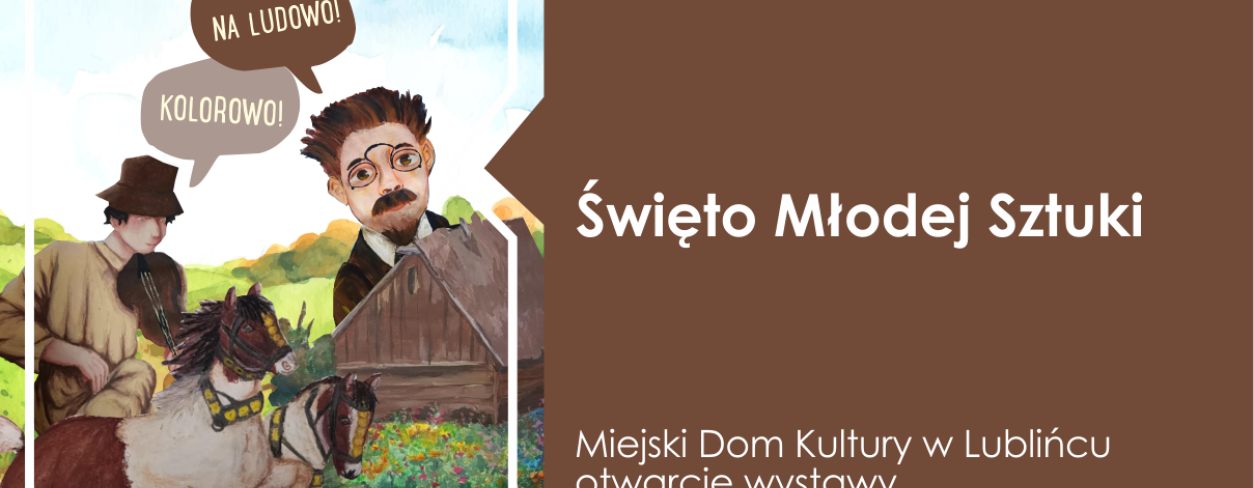 Grafika zapowiadająca wydarzenie Święto Młodej Sztuki 2025