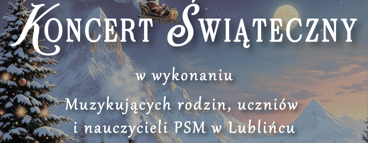 plakat Koncertu świątecznego