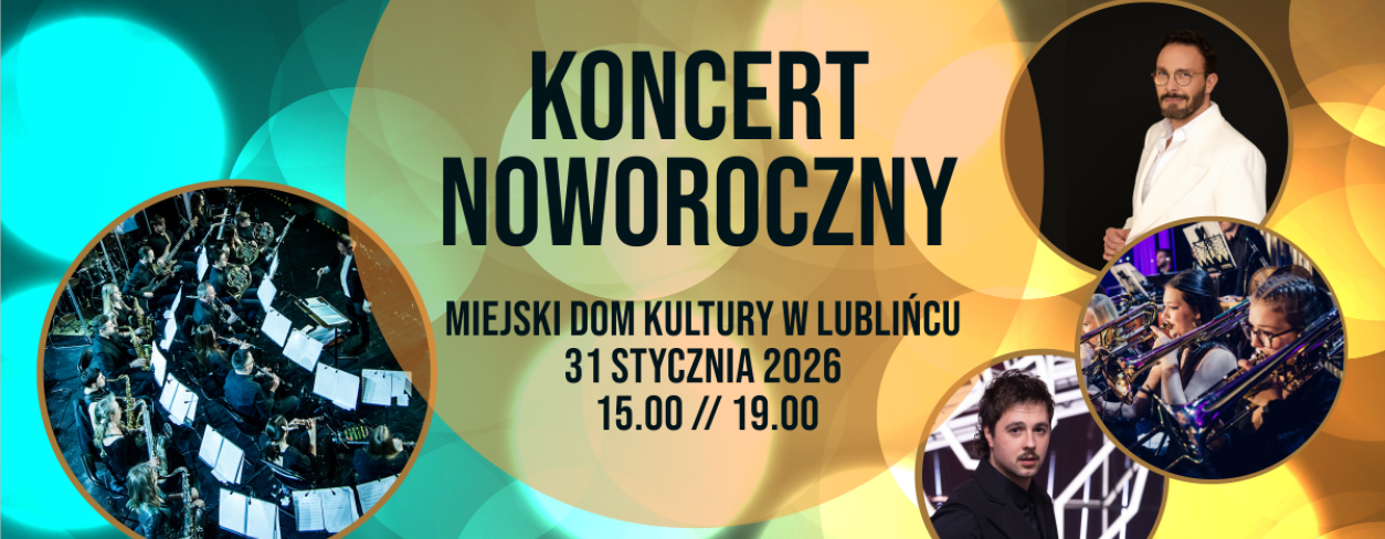 Grafika zapowiadająca Koncert Noworoczny 2026