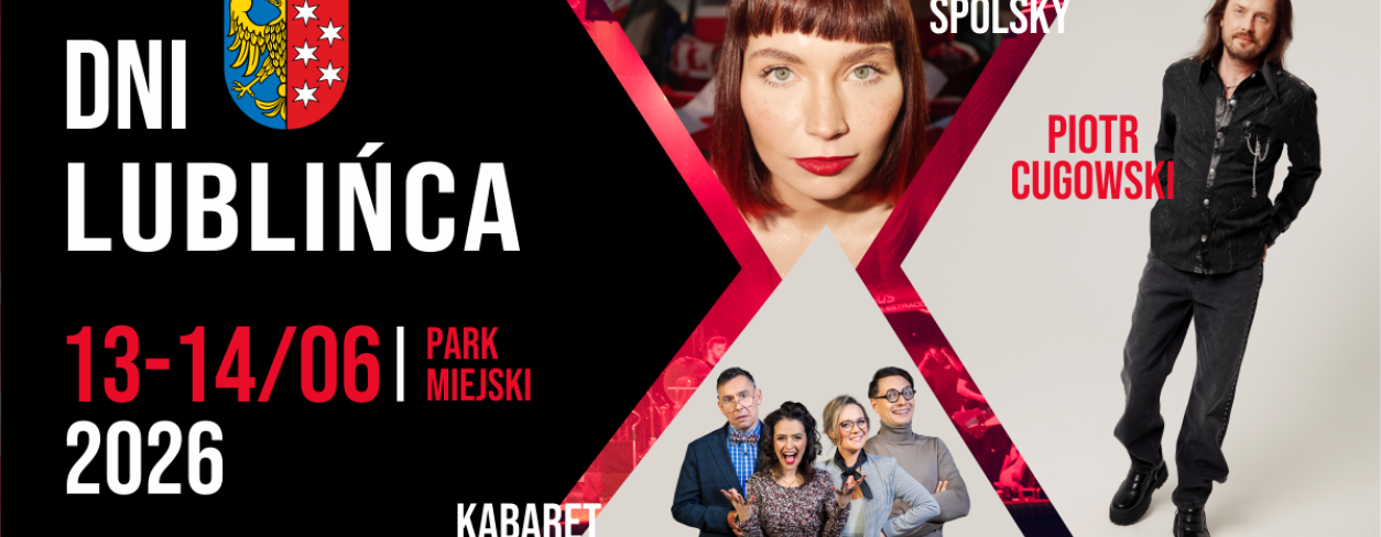 Grafika zapowiadająca wydarzenie Dni Lublińca 2026