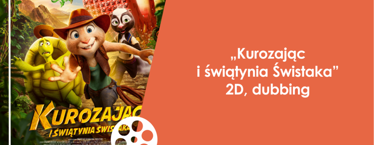 Grafika zapowiadająca animację ,,Kurozając i świątynia Świstaka'' 