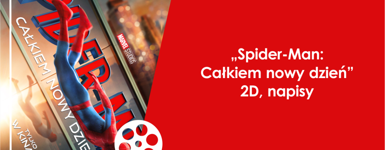 Grafika zapowiadająca film ,,Spider-Man: Całkiem nowy dzień''