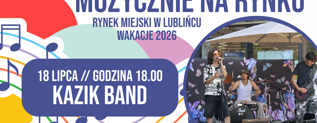 Grafika zapowiadająca koncert Kazik Band 