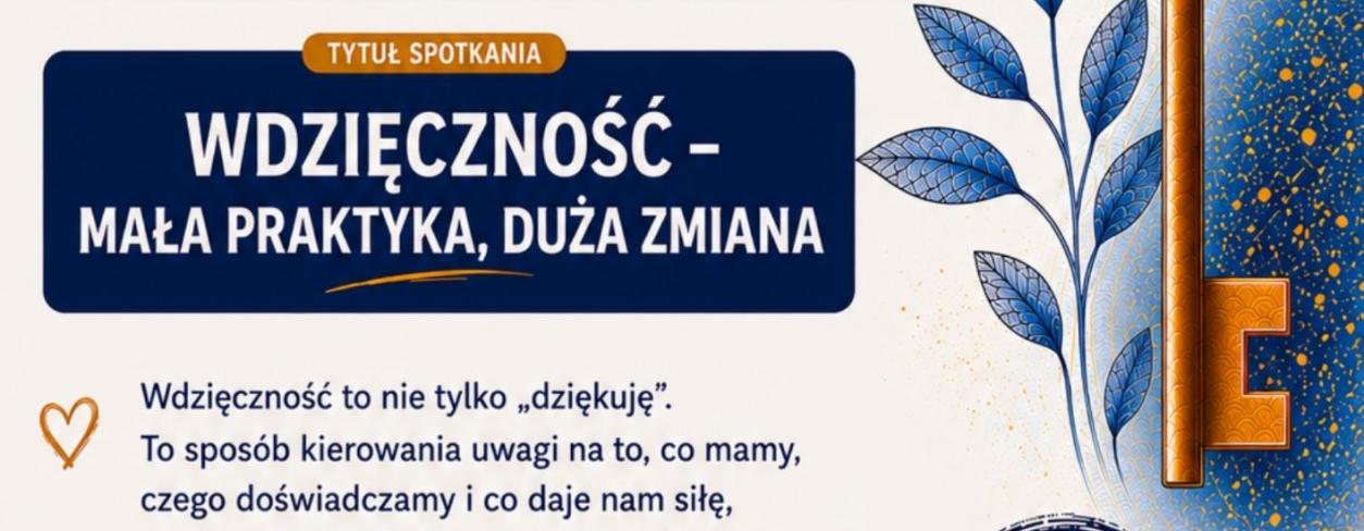 BEZPŁATNY CYKL WARSZTATÓW „ODPORNOŚĆ PSYCHICZNA W PRAKTYCE": PROWADZENIE MIROSŁAWA BRAUNER