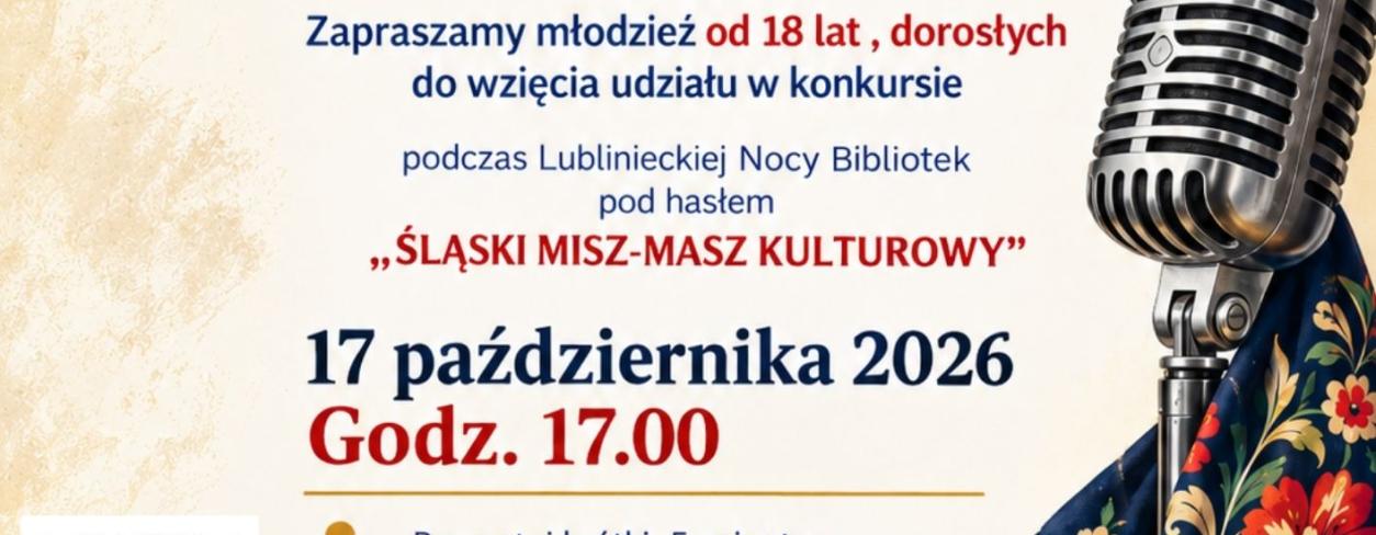  KONKURS ŚLŌNSKIE GODANIE 