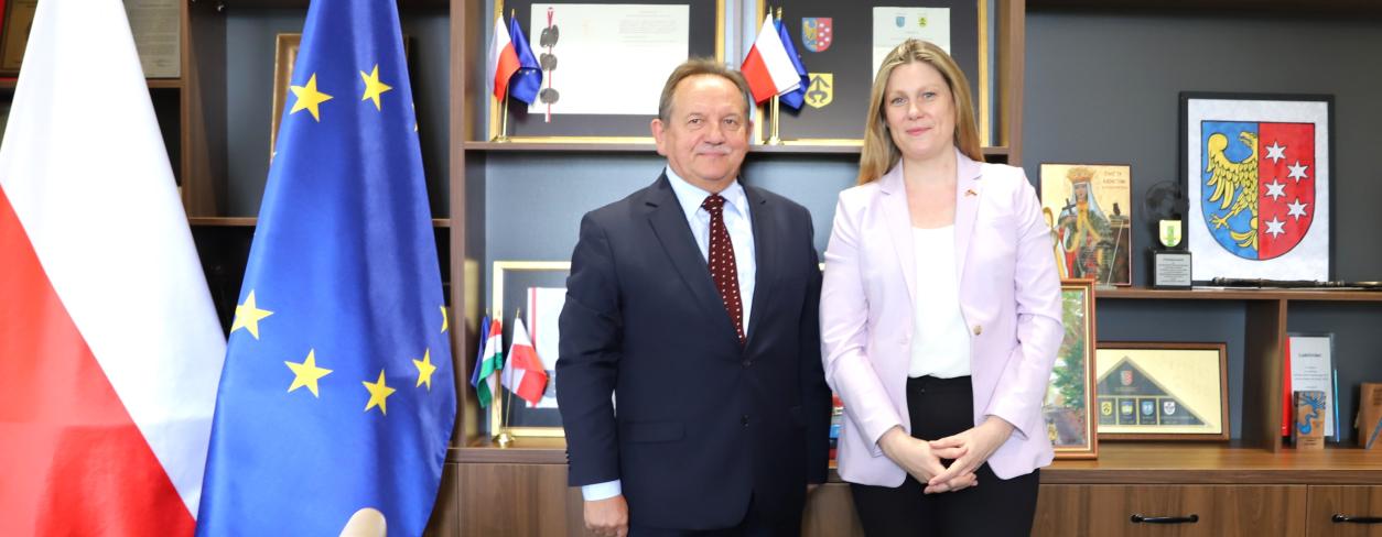 Wizyta Konsul Generalnej USA Erin Nickerson w Lublińcu