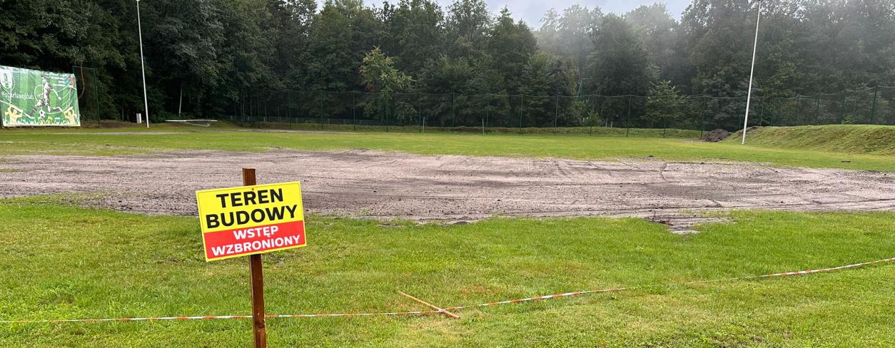 boisko treningowe na Stadionie Miejskim 