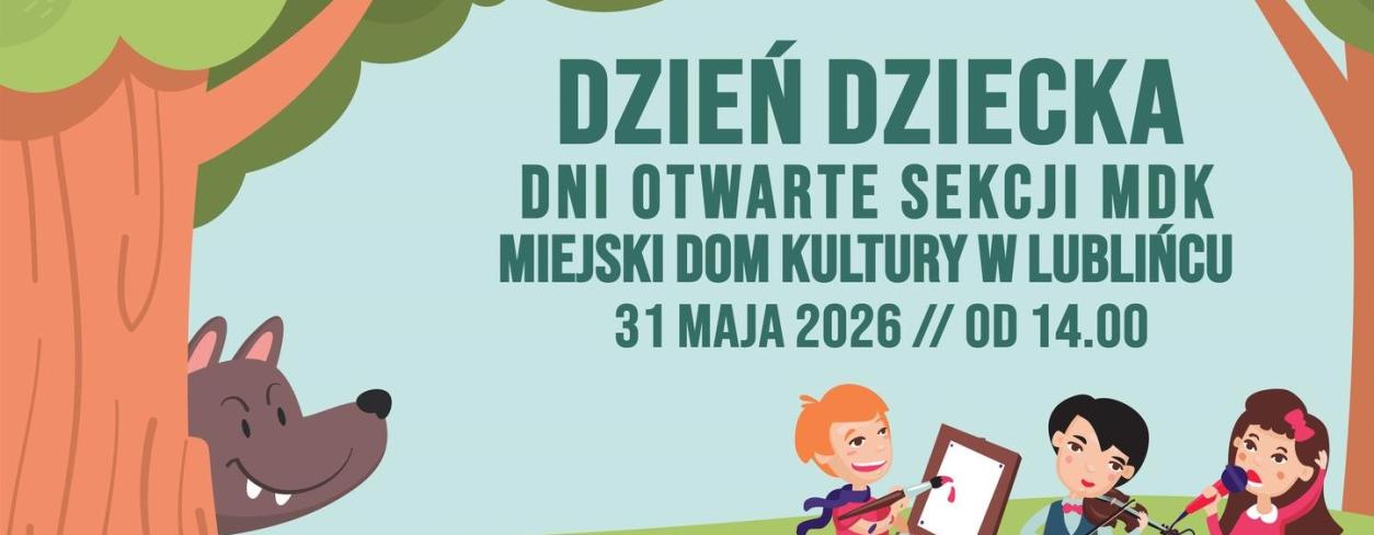 Grafika z informacją o Dniu Dziecka 