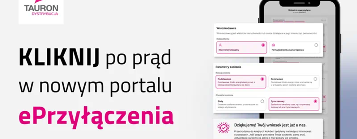 Informacja o nowym portalu i smartfon 