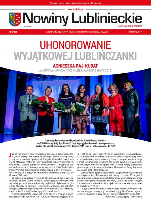okładka Nowiny Lublinieckie 3/491