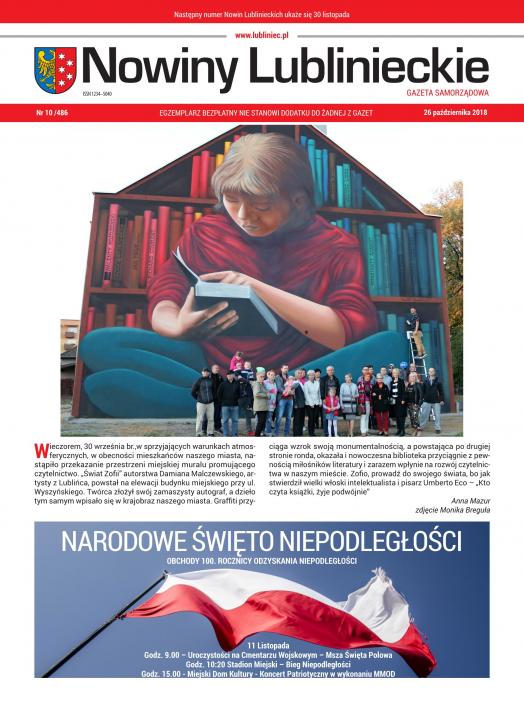 okładka Nowiny Lublinieckie 10/486