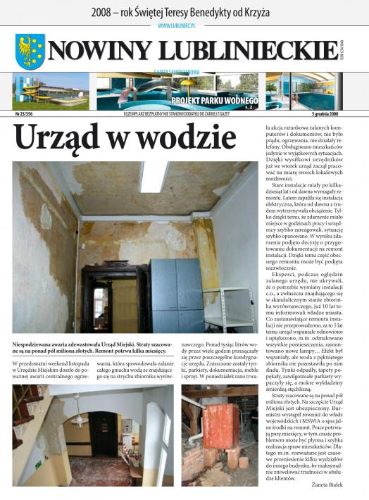 okładka Nowiny Lublinieckie 23/356
