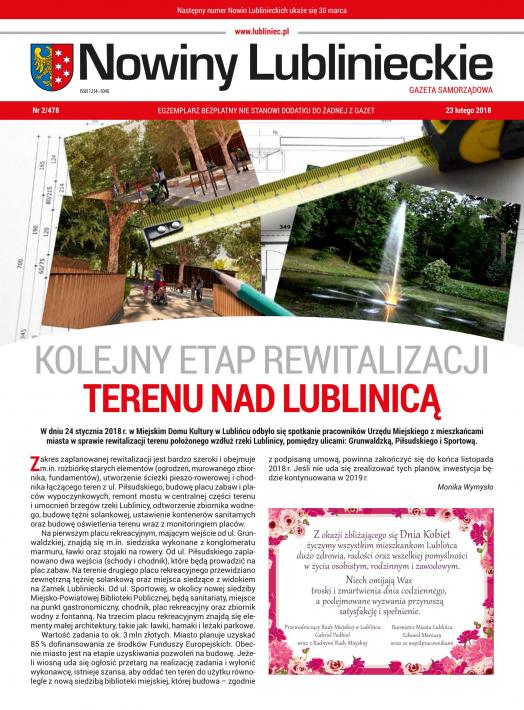 okładka Nowiny Lublinieckie 2/478