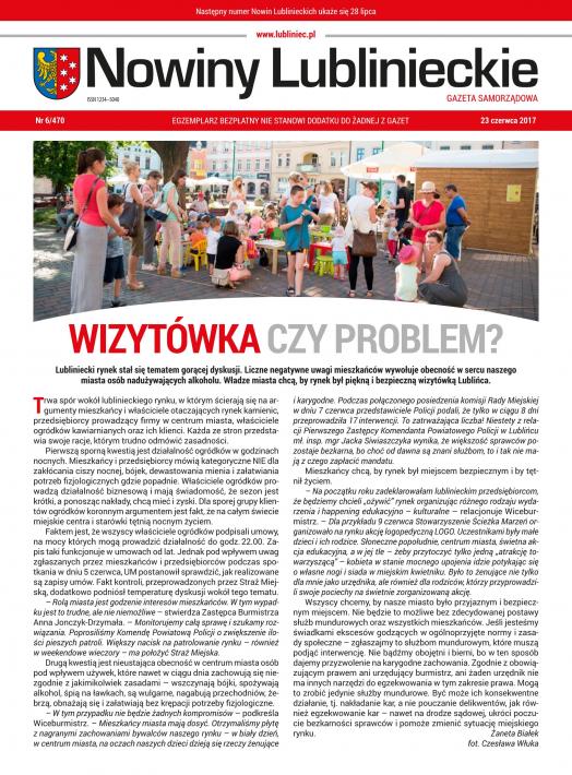okładka Nowiny Lublinieckie 6/470