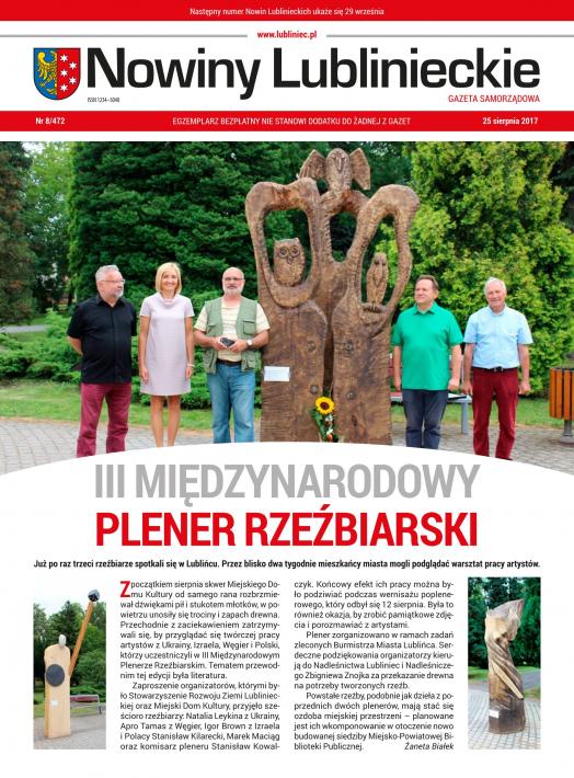 okładka Nowiny Lublinieckie 8/472