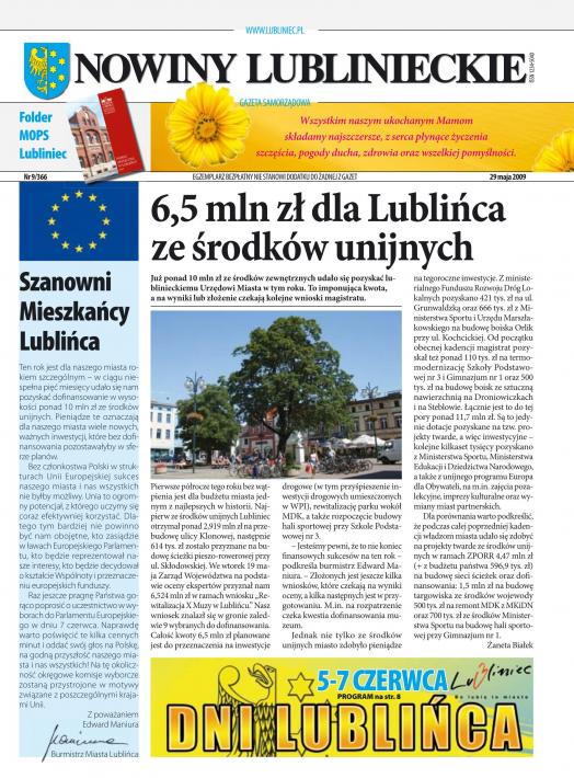 Nowiny Lublinieckie 9/366