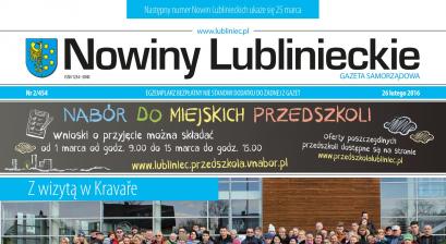okładka Nowiny Lublinieckie 2/454