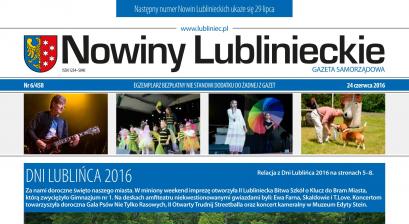 okładka Nowiny Lublinieckie 6/458