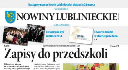 okładka Nowiny Lublinieckie 1/429