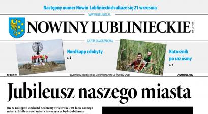 okładka Nowiny Lublinieckie 13/410