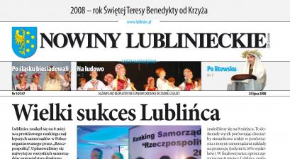 okładka Nowiny Lublinieckie 14/347