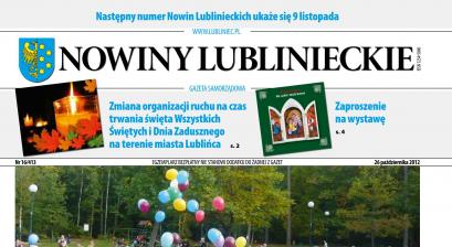 okładka Nowiny Lublinieckie 16/413