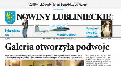okładka Nowiny Lublinieckie 18/351